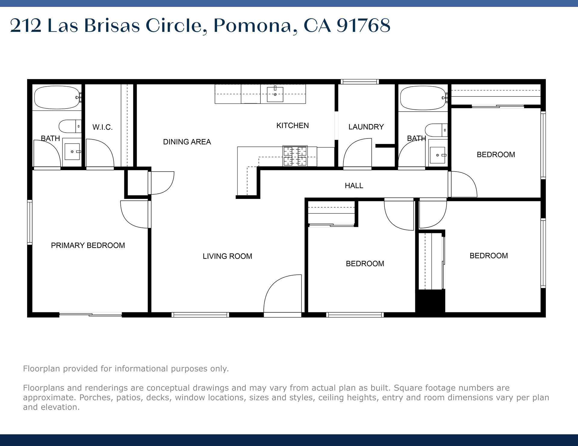 Floor plan for 212 Las Brisas Circle
